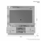 Home Impulso Tv Até 65 Polegadas Com Friso Jcm Móveis Cinamom