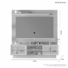 Home Impulso Tv Até 65 Polegadas Com Tela Jcm Móveis Off/cina