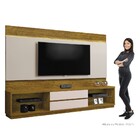 Home Istambul Para Tv Até 65" Espelho:não Cor:mel/off White