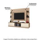 Home Miami Para Tv 55" 4 Prateleiras - Macchiato/off White