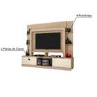 Home Miami Para Tv 55" 4 Prateleiras - Macchiato/off White