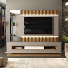 Home Moderno Para Tv Até 60 Polegadas Ripado Com Led 100% Mdf