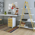 Home Office Madeira Branco Malwe