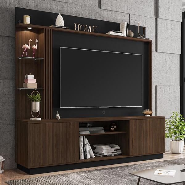 Home Painel Atlanta Sala Tv 65 Polegadas C/ Led