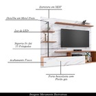 Home Painel Suspenso 180cm Maui Led Calacata/natural G73 - Gr