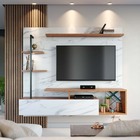 Home Painel Suspenso 180cm Maui Led Calacata/natural G73 - Gr