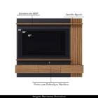 Home Painel Suspenso 180cm Ripado Railay Noce/preto G73 - Gra