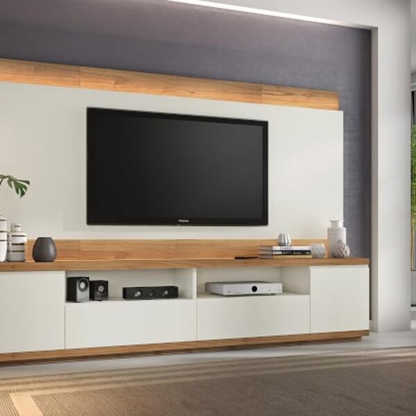 Home Para Sala De Tv Moderno 2,70m De Largura Rubi - Móveis M