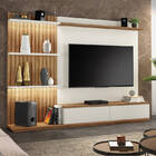 Home Para Sala De Tv Moderno 2 Metros De Largura - Safira - M