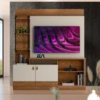 Home Para Sala Tv 50 Polegadas 2 Portas Freijó Off White Elia