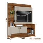 Home Para Sala Tv 50 Polegadas 2 Portas Freijó Off White Elia