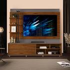 Home Para Sala Tv Até 65 Polegadas Cinza Urbano Nogueira Loga