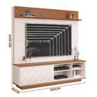 Home Para Sala Tv Até 65 Polegadas Off White Freijó Dafne Sho