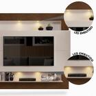 Home Para Sala Tv Até 75 Polegadas Com Led Off White Malbec M