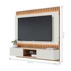 Home Para Tv 70 Polegadas Mexico Off-white Matte Freijo