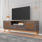 Home Para Tv Até 60 Polegadas Stockholm Cinza Pérola Cedro