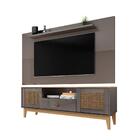 Home Para Tv Até 60 Polegadas Stockholm Cinza Pérola Cedro