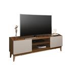Home Para Tv Até 60 Polegadas Warsaw Cedro Off White