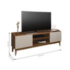 Home Para Tv Até 60 Polegadas Warsaw Cedro Off White