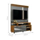 Home Para Tv Balneário Cinza Perolizado Tauari