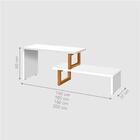 Home Para Tv Betis Com Extensível Branco Nature