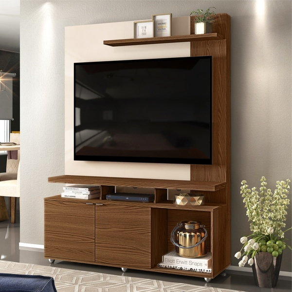 Home Para Tv Castiel 2 Portas Caiena Creme