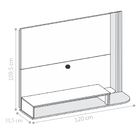 Home Para Tv Chelsey Freijó Off White