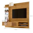 Home Para Tv Com Espelho E Prateleiras Cumaru