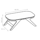 Home Para Tv Com Led E Mesa De Centro Amabel Carvalho Amarula