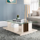 Home Para Tv Com Led E Mesa De Centro Montero Off White Savana