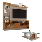 Home Para Tv Com Led E Mesa De Centro Sherlyn Fendi Naturale
