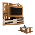 Home Para Tv Com Led E Mesa De Centro Sherlyn Naturale Off Wh