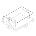 Home Para Tv Com Led E Mesa De Centro Tammy Fendi Naturale