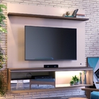Home Para Tv Com Led Evon Off White Nogueira
