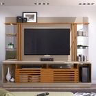 Home Para Tv Com Led Hailey Fendi Naturale