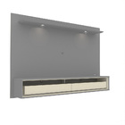 Home Para Tv Com Led Supreme 180 Cinza Off White - Gelius