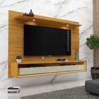 Home Para Tv Com Led Supreme 180 Naturale Off White - Gelius