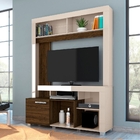 Home Para Tv Com Nichos Earnest Off White Savana