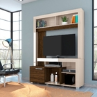 Home Para Tv Com Nichos Earnest Off White Savana