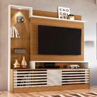 Home Para Tv Com Portas Frisadas Ester Naturale Off White