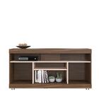 Home Para Tv Com Portas Vernita Nogueira Off White