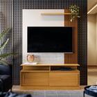 Home Para Tv Com Prateleira Ibirapuera Tauari Ripado Off Whit