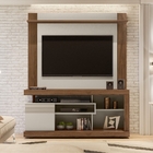 Home Para Tv Extensivel Ripado Porto Off White Nogueira