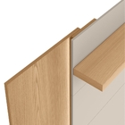 Home Para Tv Filadélfia Ripas Carvalho Off White Com Led