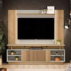 Home Para Tv Filadélfia Ripas Carvalho Off White Com Led