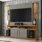 Home Para Tv Genappe Com Led Cinamomo Titanium