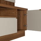 Home Para Tv Juliana Com Ripas Freijó Off White