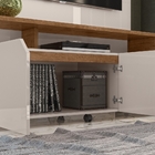 Home Para Tv Laiza Off White Madero Canela