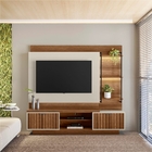 Home Para Tv Mônaco Com Led Freijo Off White