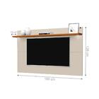 Home Para Tv Napoli Com 3 Portas Off White Nature